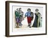 Peasants, a Gentleman and a Lady, 1635 (1882-188)-null-Framed Giclee Print