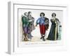 Peasants, a Gentleman and a Lady, 1635 (1882-188)-null-Framed Giclee Print