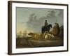 Peasants and Cattle by the River Merwede, C.1655-60-Aelbert Cuyp-Framed Giclee Print