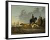 Peasants and Cattle by the River Merwede, C.1655-60-Aelbert Cuyp-Framed Giclee Print