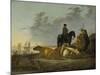 Peasants and Cattle by the River Merwede, C.1655-60-Aelbert Cuyp-Mounted Giclee Print