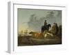 Peasants and Cattle by the River Merwede, C.1655-60-Aelbert Cuyp-Framed Giclee Print