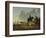 Peasants and Cattle by the River Merwede, C.1655-60-Aelbert Cuyp-Framed Giclee Print