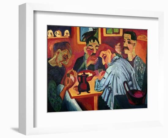 Peasants at Midday, 1920-Ernst Ludwig Kirchner-Framed Giclee Print