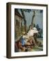 Peasants at Rest-Giandomenico Tiepolo-Framed Giclee Print