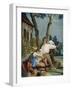 Peasants at Rest-Giandomenico Tiepolo-Framed Giclee Print