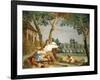 Peasants at Rest-Giandomenico Tiepolo-Framed Giclee Print