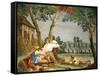 Peasants at Rest-Giandomenico Tiepolo-Framed Stretched Canvas