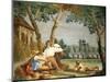Peasants at Rest-Giandomenico Tiepolo-Mounted Giclee Print