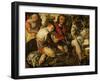 Peasants at the market (1567)-Joachim Bueckelaer-Framed Giclee Print