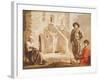 Peasants Before Their House, circa 1641-Louis Le Nain-Framed Giclee Print