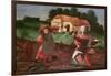 Peasants' Brawl (Oil on Canvas)-Pieter the Younger Brueghel-Framed Giclee Print