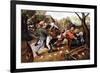 Peasants Brawling, 1619-Pieter Bruegel the Elder-Framed Giclee Print