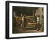 Peasants Bringing Home a Calf Born in the Fields, 1864-Jean-Francois Millet-Framed Giclee Print