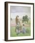 Peasants Carrying Baskets, 1888-Canaletto-Framed Giclee Print