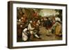 Peasants' Dance, 1568-Pieter Bruegel the Elder-Framed Giclee Print