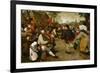 Peasants' Dance, 1568-Pieter Bruegel the Elder-Framed Giclee Print