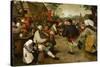 Peasants' Dance, 1568-Pieter Bruegel the Elder-Stretched Canvas