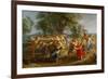 Peasants' Dance, circa 1630-Peter Paul Rubens-Framed Giclee Print