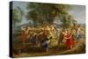 Peasants' Dance, circa 1630-Peter Paul Rubens-Stretched Canvas