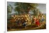 Peasants' Dance, circa 1630-Peter Paul Rubens-Framed Giclee Print