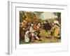 Peasants Dance-Pieter Bruegel the Elder-Framed Collectable Print