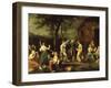 Peasants Dancing and Making Music in a Landscape-Stefano Ghirardini-Framed Giclee Print