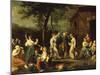 Peasants Dancing and Making Music in a Landscape-Stefano Ghirardini-Mounted Giclee Print