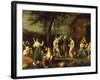 Peasants Dancing and Making Music in a Landscape-Stefano Ghirardini-Framed Giclee Print