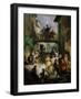 Peasants Dancing at Wedding Party-Angelo Inganni-Framed Giclee Print