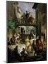 Peasants Dancing at Wedding Party-Angelo Inganni-Mounted Giclee Print