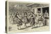 Peasants Dancing for Rain, Bulgaria-null-Stretched Canvas