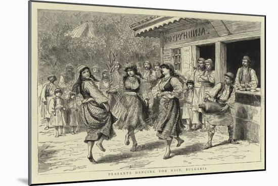 Peasants Dancing for Rain, Bulgaria-null-Mounted Giclee Print