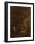 Peasants Dancing in a Barn-Nicolaes Pietersz. Berchem-Framed Art Print