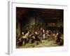 Peasants Dancing in a Tavern, 1675-Adriaen Jansz. Van Ostade-Framed Giclee Print