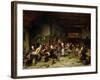 Peasants Dancing in a Tavern, 1675-Adriaen Jansz. Van Ostade-Framed Giclee Print