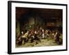 Peasants Dancing in a Tavern, 1675-Adriaen Jansz. Van Ostade-Framed Giclee Print