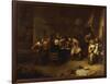 Peasants Drinking and Smoking in an Inn-Gillis Van Tilborch-Framed Giclee Print