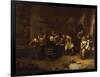 Peasants Drinking and Smoking in an Inn-Gillis Van Tilborch-Framed Giclee Print