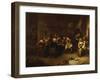 Peasants Drinking and Smoking in an Inn-Gillis Van Tilborch-Framed Giclee Print