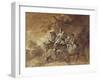 Peasants Going to Market, 1770-74-Thomas Gainsborough-Framed Giclee Print