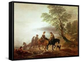 Peasants Going to Market: Early Morning, 1770-Thomas Gainsborough-Framed Stretched Canvas