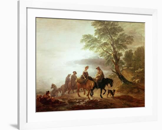 Peasants Going to Market: Early Morning, 1770-Thomas Gainsborough-Framed Giclee Print