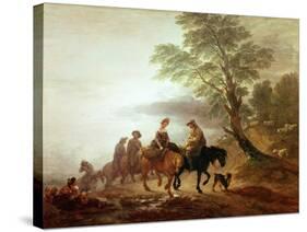 Peasants Going to Market: Early Morning, 1770-Thomas Gainsborough-Stretched Canvas