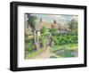 Peasants' House-Camille Pissarro-Framed Giclee Print