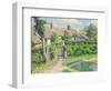 Peasants' House-Camille Pissarro-Framed Giclee Print