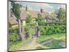 Peasants' House-Camille Pissarro-Mounted Giclee Print