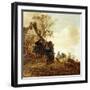 Peasants in a Cart by a Cottage Jan Josephsz, 1651-Jan Van Goyen-Framed Giclee Print