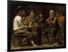 Peasants in a Tavern, 1640S-Mathieu Le Nain-Framed Giclee Print