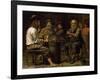 Peasants in a Tavern, 1640S-Mathieu Le Nain-Framed Giclee Print